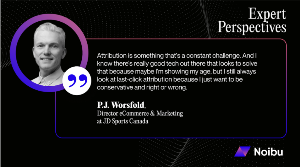 PJ Worsfold on eCommerce attribution